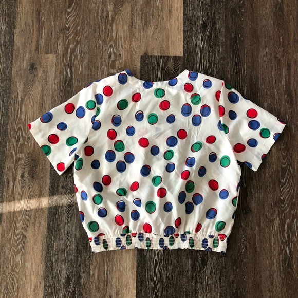 VINTAGE 90S PRIMARY COLOR TOP - Picture 2 of 4